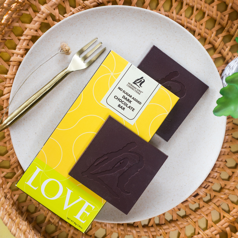 No Sugar Added Dark Chocolate Bar, hi-res